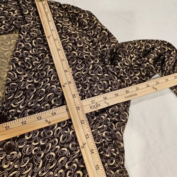 Designer Norma Kamali Dress Long Sleeve Nice Design Sz 8 - Picture 8 of 12